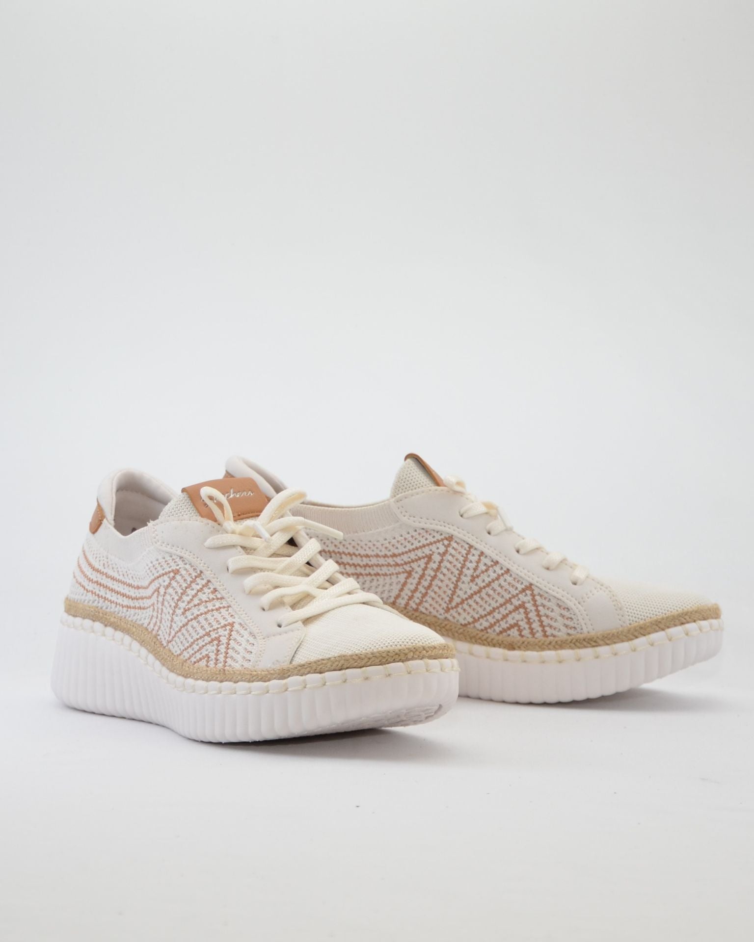 DEPORTIVO DE CORDONES MUJER LONA BLANCO SKECHERS 11716 OFWT