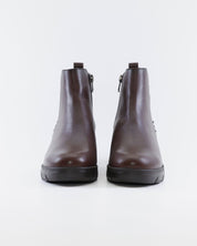 BOTIN MARRON MUJER TACON ANCHO FLUCHOS FUGAZ F2109