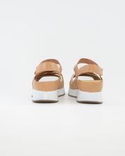 SANDALIA TRENZADA PLANTILLA EXTRAIBLE MUJER ANCHO ESPECIAL MULTI MIEL PIE SANTO 260429