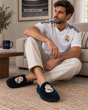 ZAPATILLAS DE CASA HOMBRE MARPEN REAL MADRID OFICIAL AZUL MARINO