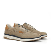 ZAPATO CASUAL HOMBRE FLUCHOS COLOR TAUPE CON CORDON JEFF F2210 MARMOTA
