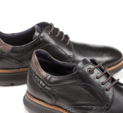 ZAPATO CASUAL NEGRO CORDON F1351 WILLIAM HABANA