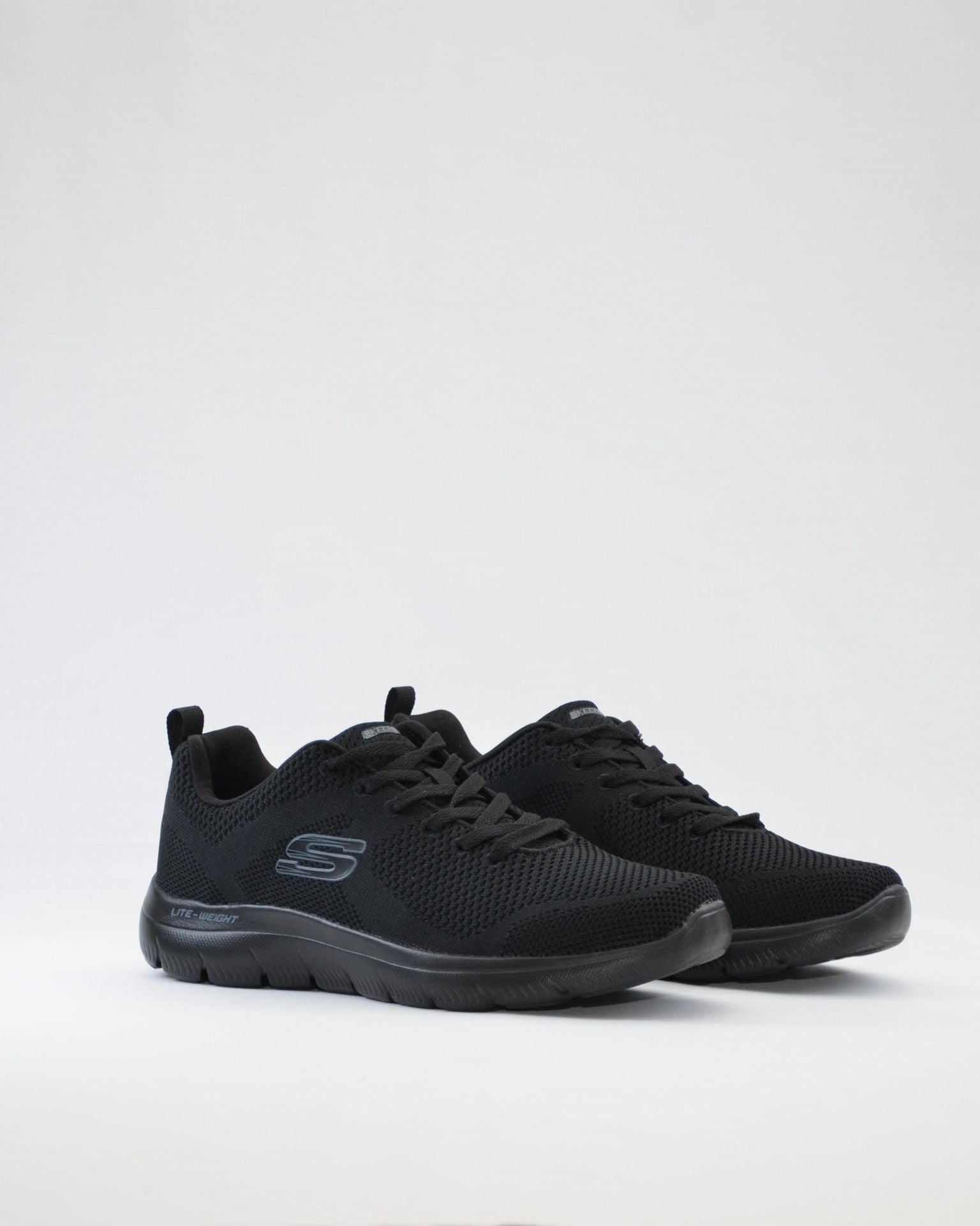 SNEAKERS HOMBRE SKECHERS NEGRO 232057 BBK CORDONES MEMORY FOAM