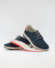 ZAPATO CASUAL HOMBRE FLUCHOS COLOR MARINO CON CORDON JEFF F2212 OCEANO