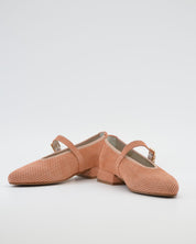 MERCEDITAS DE PIEL COLOR SALMON CON CORREA Y HEBILLA LACOMBA BLOSSOM