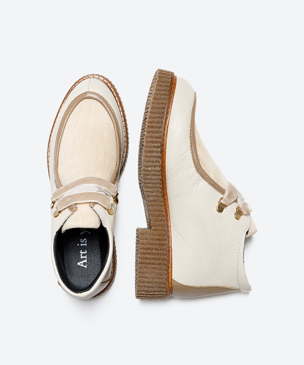 BOTIN WALLABY MUJER BEIGE LACOMBA PRIMULA
