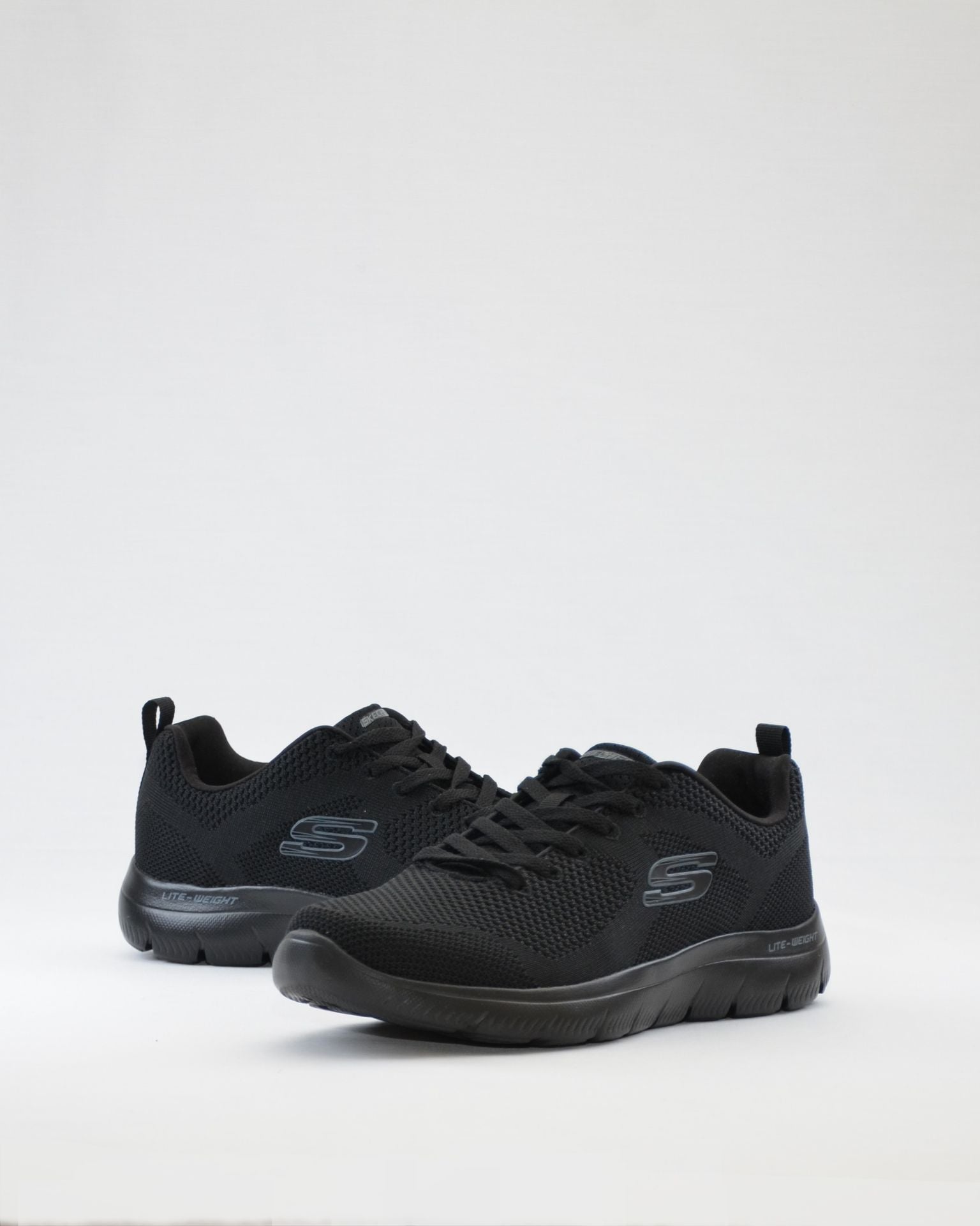 SNEAKERS HOMBRE SKECHERS NEGRO 232057 BBK CORDONES MEMORY FOAM
