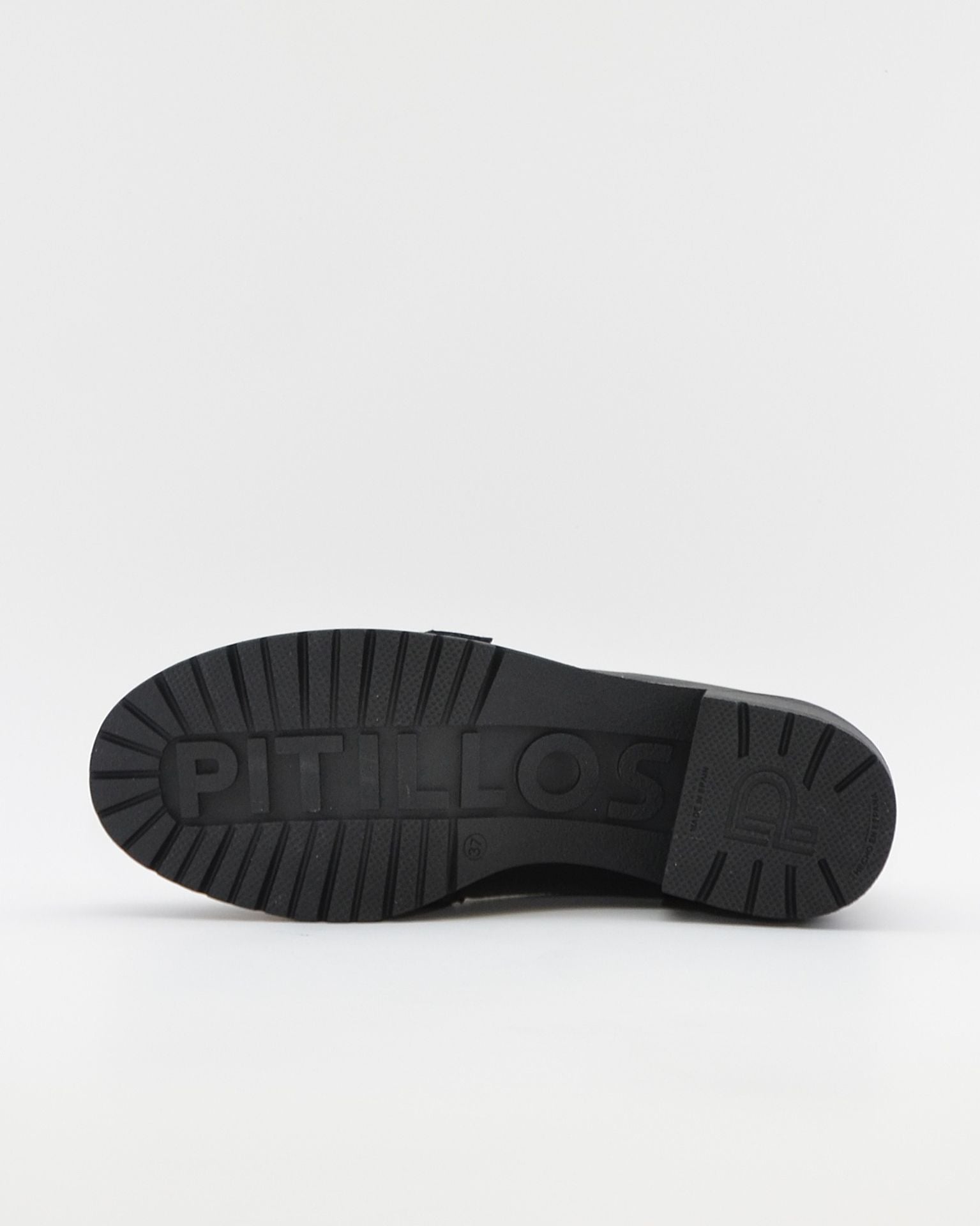 ZAPATO MOCASIN MUJER NEGRO PLANTILLA EXTRAIBLE PITILLOS 20522