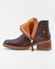 BOTIN MUJER TACON BAJO COLOR MARRON PIKOLINOS MEDINA W0D-8581 CAOBA