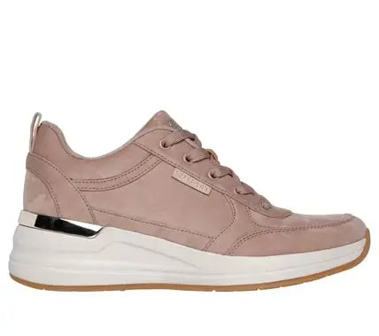 SNEAKERS MUJER SKECHERS TAUPE CUÑA 177349 TPEB