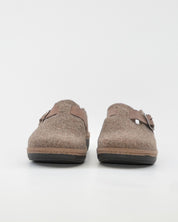 ZAPATILLAS DE CASA HOMBRE CON HEBILLA SALVI 41L-000 ELFO TABACO