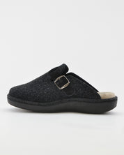 ZAPATILLAS DE CASA HOMBRE CON HEBILLA SALVI 41L-000 ELFO NEGRO