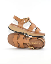 SANDALIA MUJER STONEFLY COLOR CAMEL 223847 049 DARK TAN