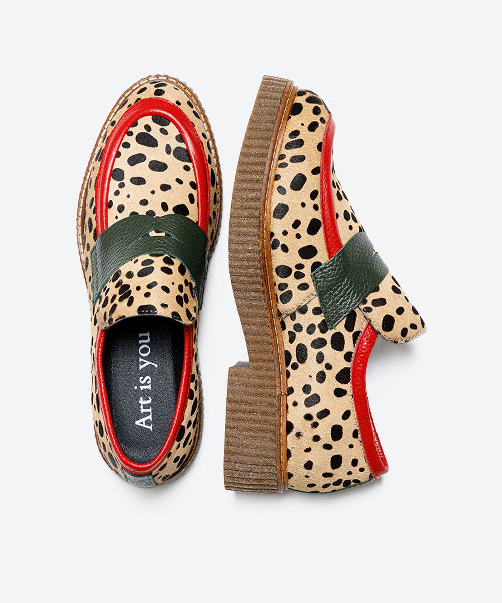 MOCASIN MUJER ANIMAL PRINT LACOMBA VERBENA