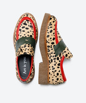 MOCASIN MUJER ANIMAL PRINT LACOMBA VERBENA
