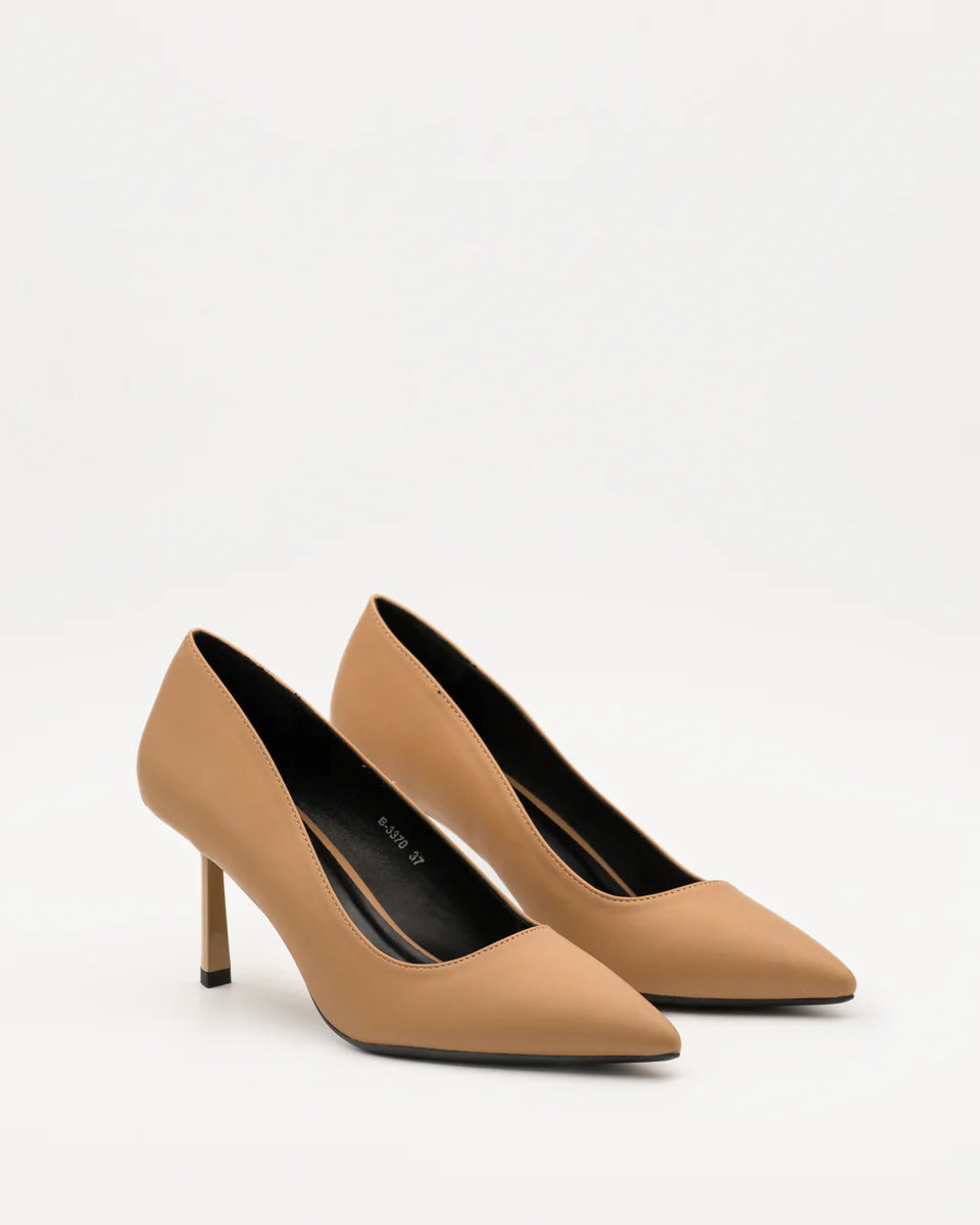 ZAPATO SALON STILETTO NUDE B3370