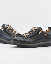 ZAPATO DE CORTE DEPORTIVO MUJER CORDON Y CREMALLERA PIKOLINOS NEGRO W3W-6979ST VIGO