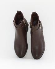BOTIN TACON BAJO MUJER COLOR MARRON THE HAPPY MONK SACRA 003