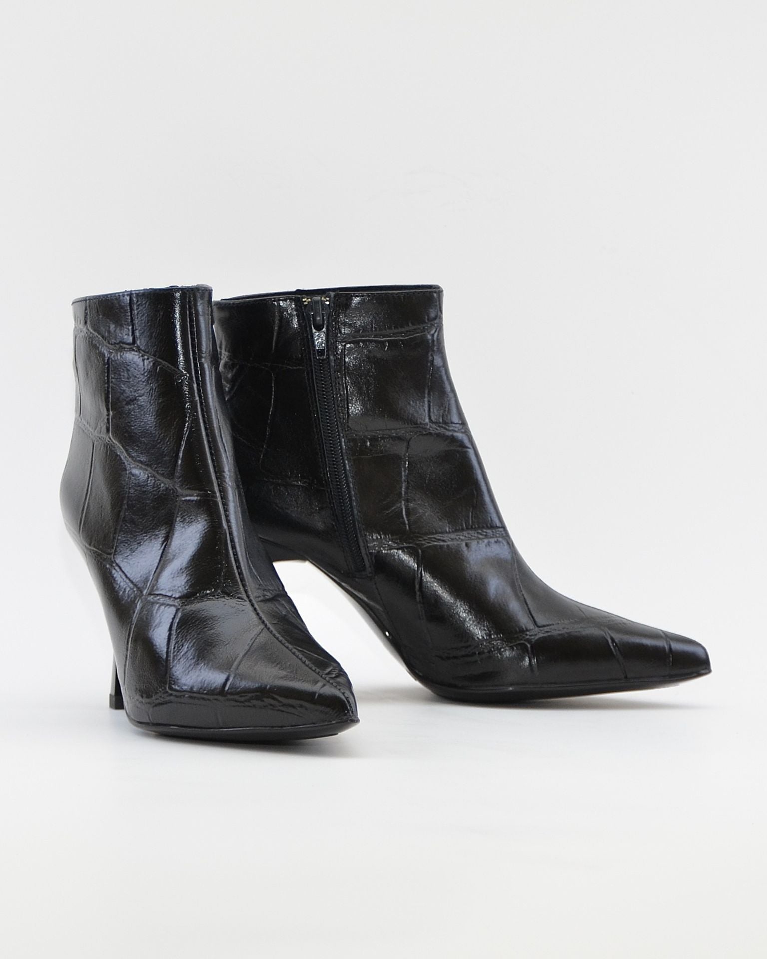 BOTIN DE MUJER TACON FINO COLOR COCO NEGRO DESIREE SHEILA 6