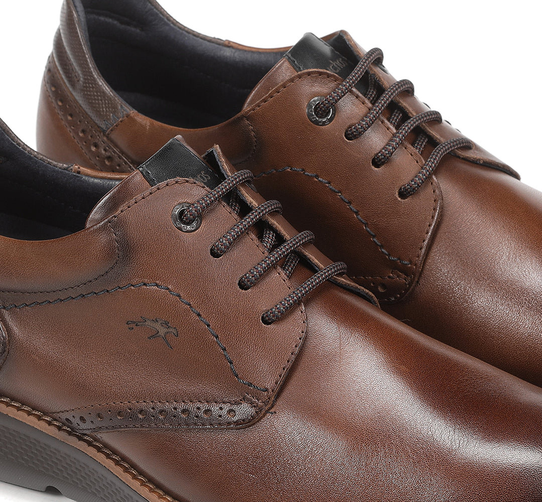 ZAPATO CASUAL MARRON CORDON F1351 WILLIAM H.CAMEL