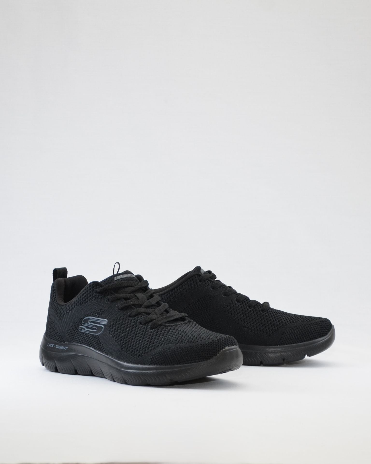 SNEAKERS HOMBRE SKECHERS NEGRO 232057 BBK CORDONES MEMORY FOAM