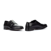 ZAPATOS HOMBRE DOS HEBILLAS ESTILO MONK COLOR NEGRO EMPIRE 1492-2632PYM