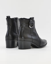 BOTIN MUJER COWBOY PIEL NEGRO CON HEBILLA KAOLA 3054