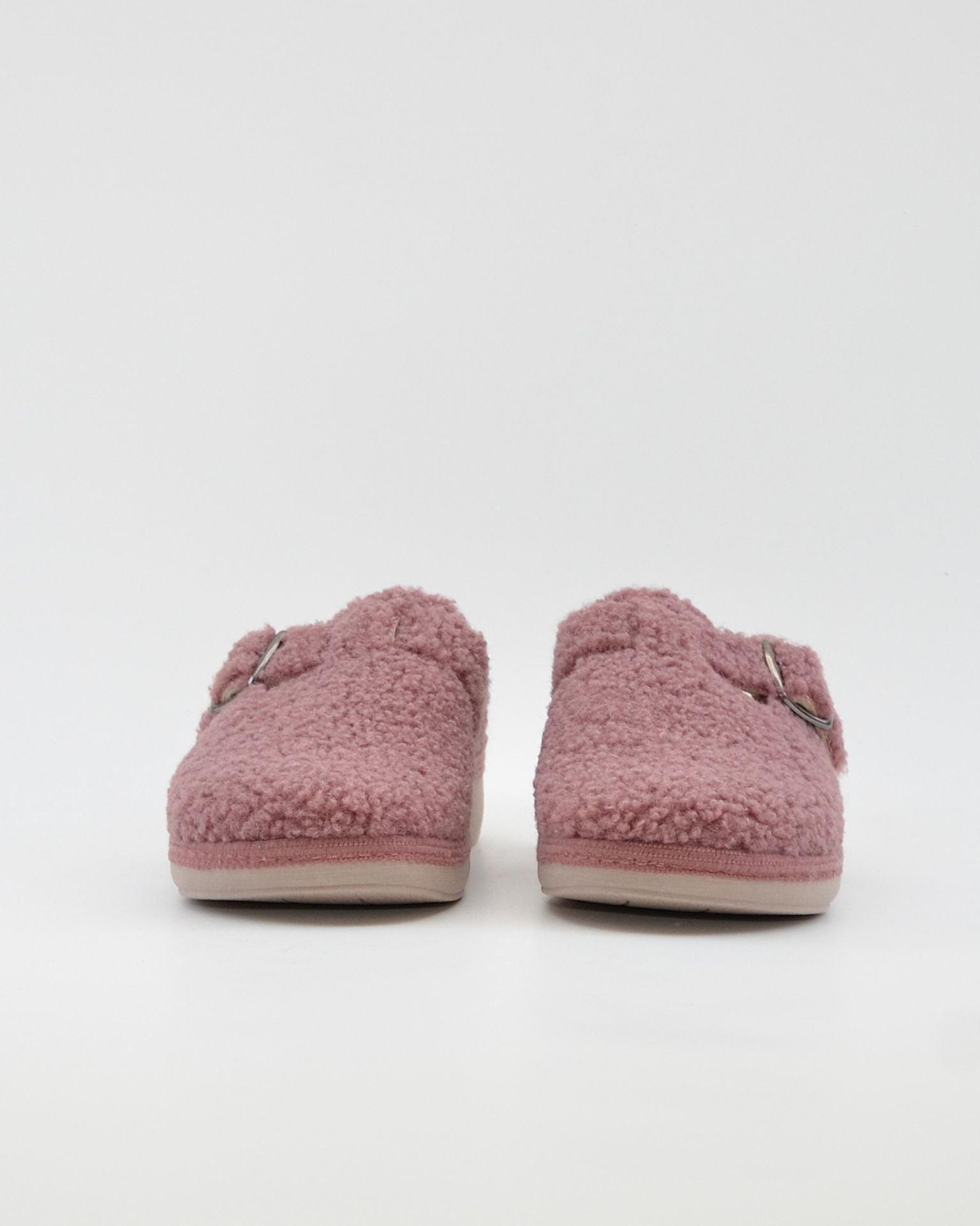 ZAPATILLAS DE CASA MUJER CON HEBILLA SALVI 29L-000 TEDDY MALVA