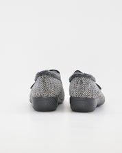 ZAPATILLAS DE CASA MUJER ANCHO ESPECIAL CABRERA 5454 FLORELLA GRIS