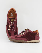 DEPORTIVO SNEAKER MUJER PLANA COLOR BURDEOS XTI 146146