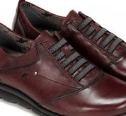 ZAPATO CASUAL PIEL BURDEOS F0354 SUSAN