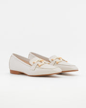 ZAPATO MOCASIN MUJER PLANO COLOR BEIG ARCE CAYETANO 17200