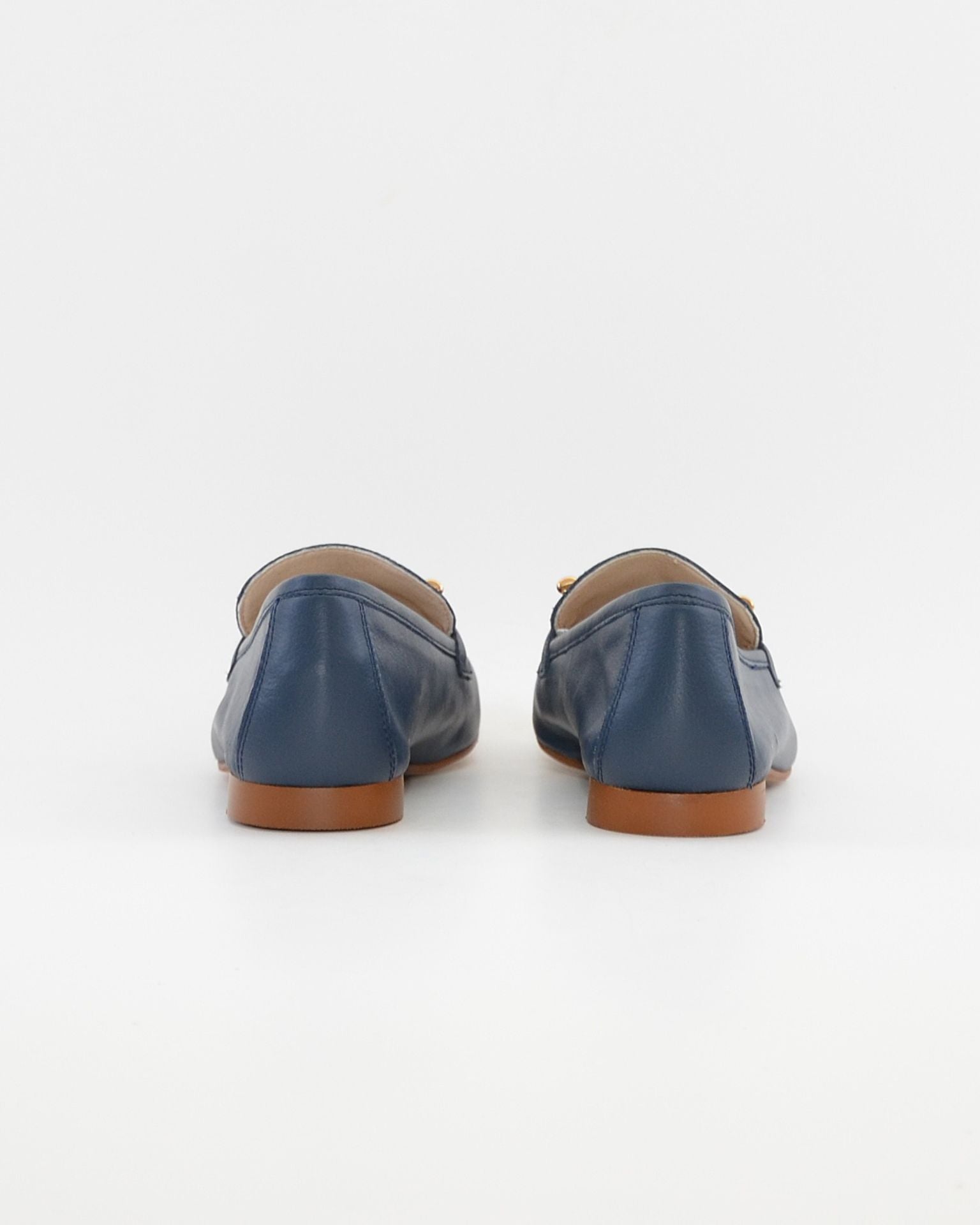 ZAPATO MOCASIN MUJER PLANO AZUL MARINO CAYETANO 17200