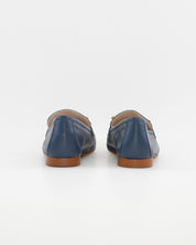 ZAPATO MOCASIN MUJER PLANO AZUL MARINO CAYETANO 17200