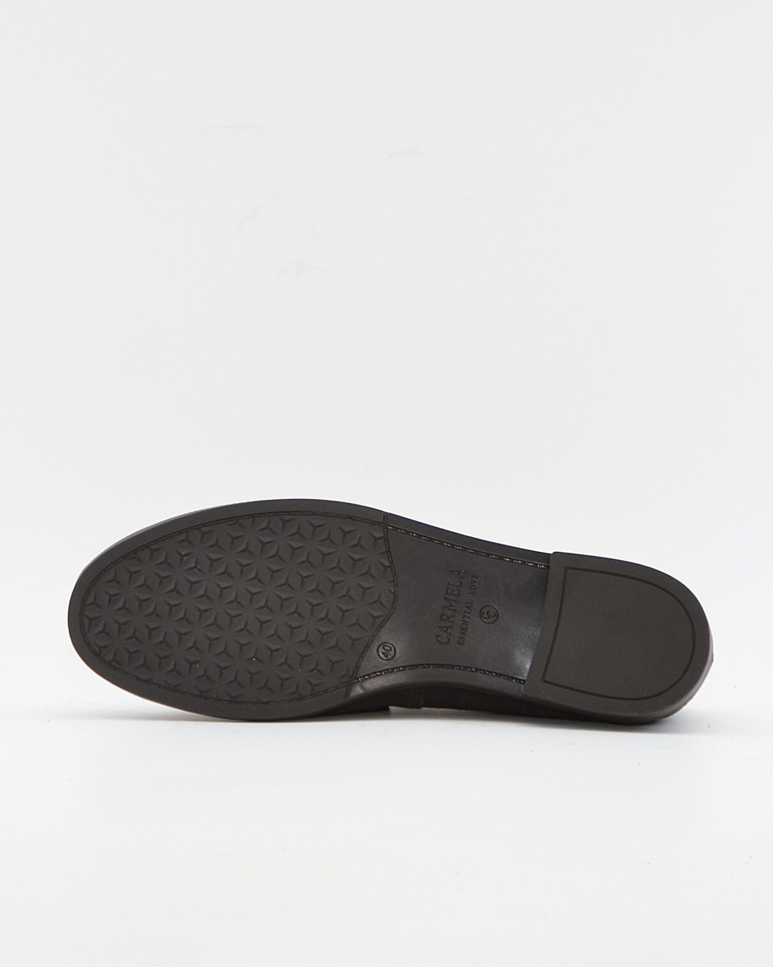 ZAPATO MOCASIN MUJER PLANO SERRAJE MARRON CHOCOLATE