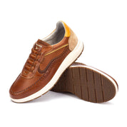 DEPORTIVOS COLOR CUERO CON CIERRE ELÁSTICO PARA HOMBRE PIKOLINOS M7W-6423C1