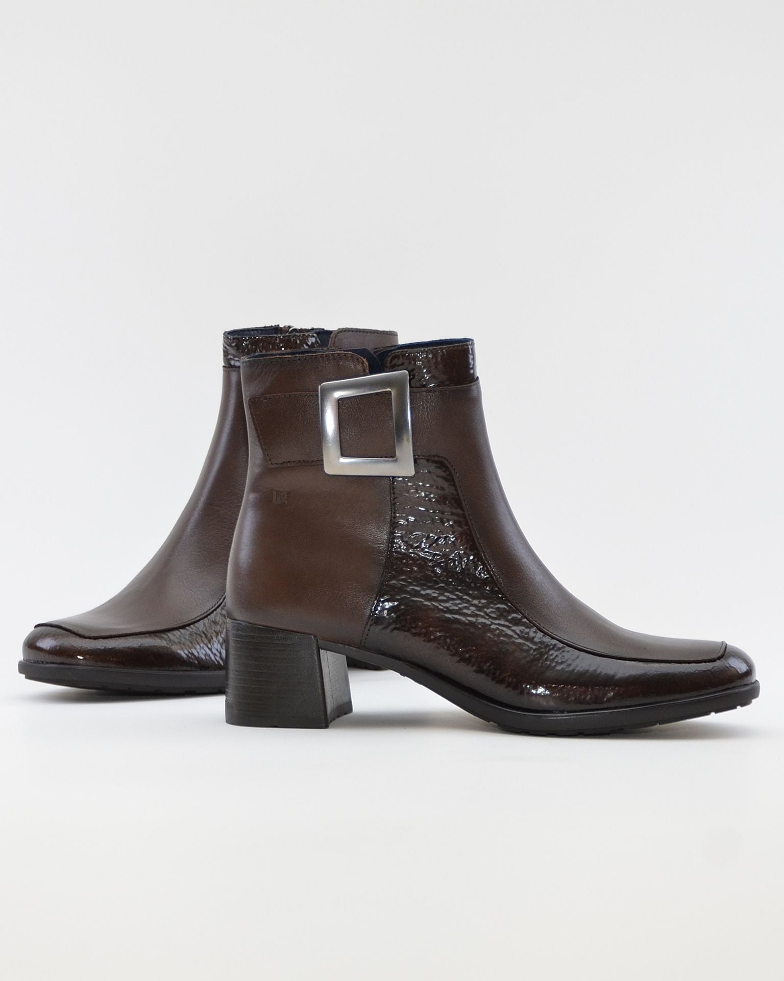 BOTIN MUJER MARRON CHOCOLATE TACON ANCHO DORKING by FLUCHOS D9199 CASTAÑO CAFÉ