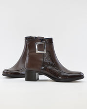 BOTIN MUJER MARRON CHOCOLATE TACON ANCHO DORKING by FLUCHOS D9199 CASTAÑO CAFÉ