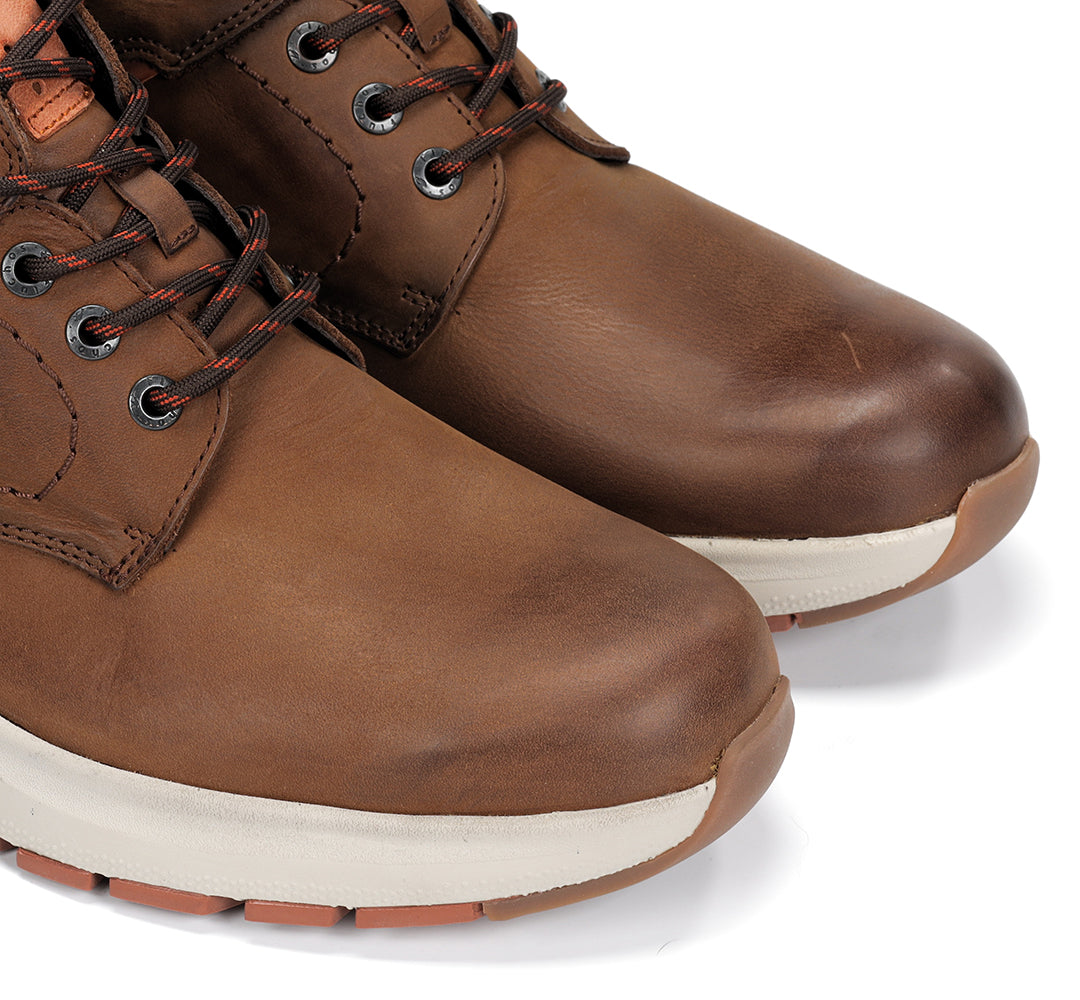 BOTIN CASUAL IMPERMEABLE MARRON F2068 TRITON NUEZ