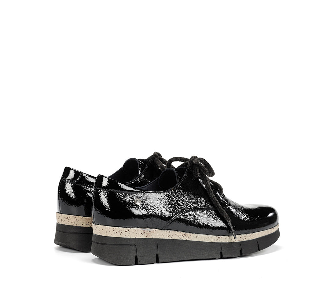 ZAPATO CORDON CHAROL NEGRO D9328 INDIA
