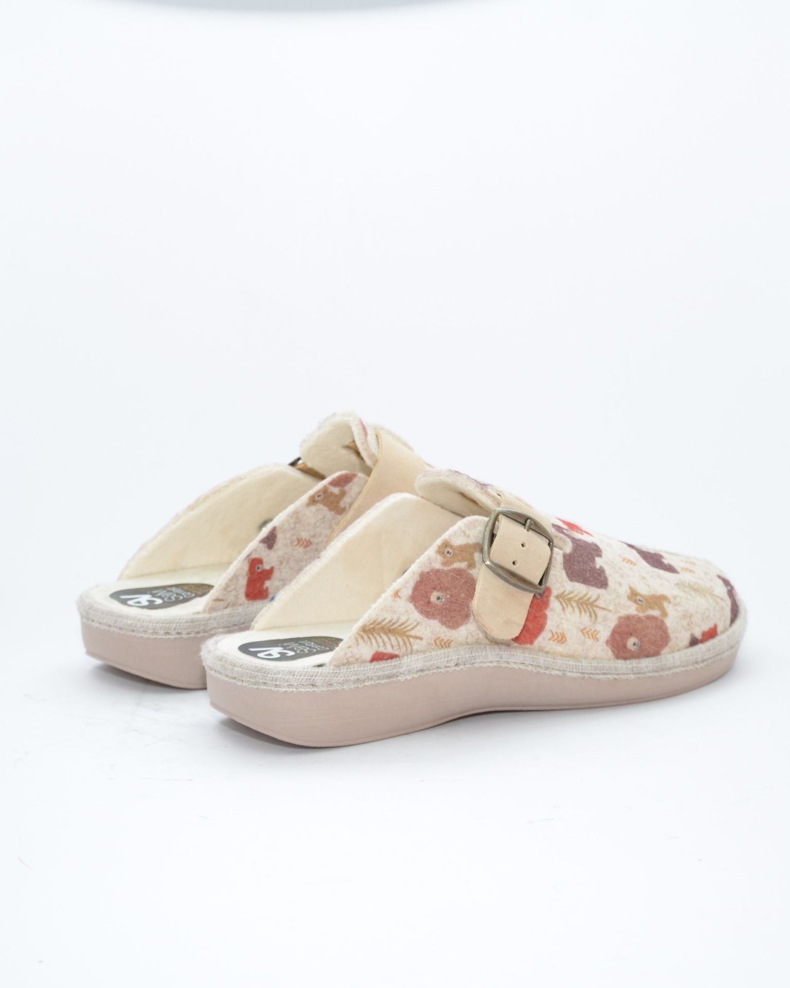 ZAPATILLAS DE CASA MUJER CON HEBILLA