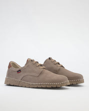 ZAPATO DE HOMBRE CALLAGHAN BEIGE CON CORDONES 65201