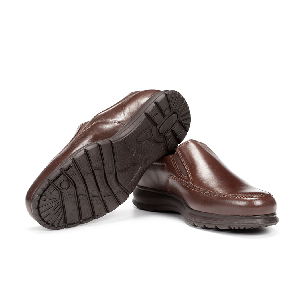 ZAPATO MOCASIN MARRON F0603 ZETA NUEZ BRISTOL
