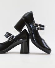 ZAPATO SALON MUJER CON PULSERA CHAROL NEGRO PITILLOS 11651