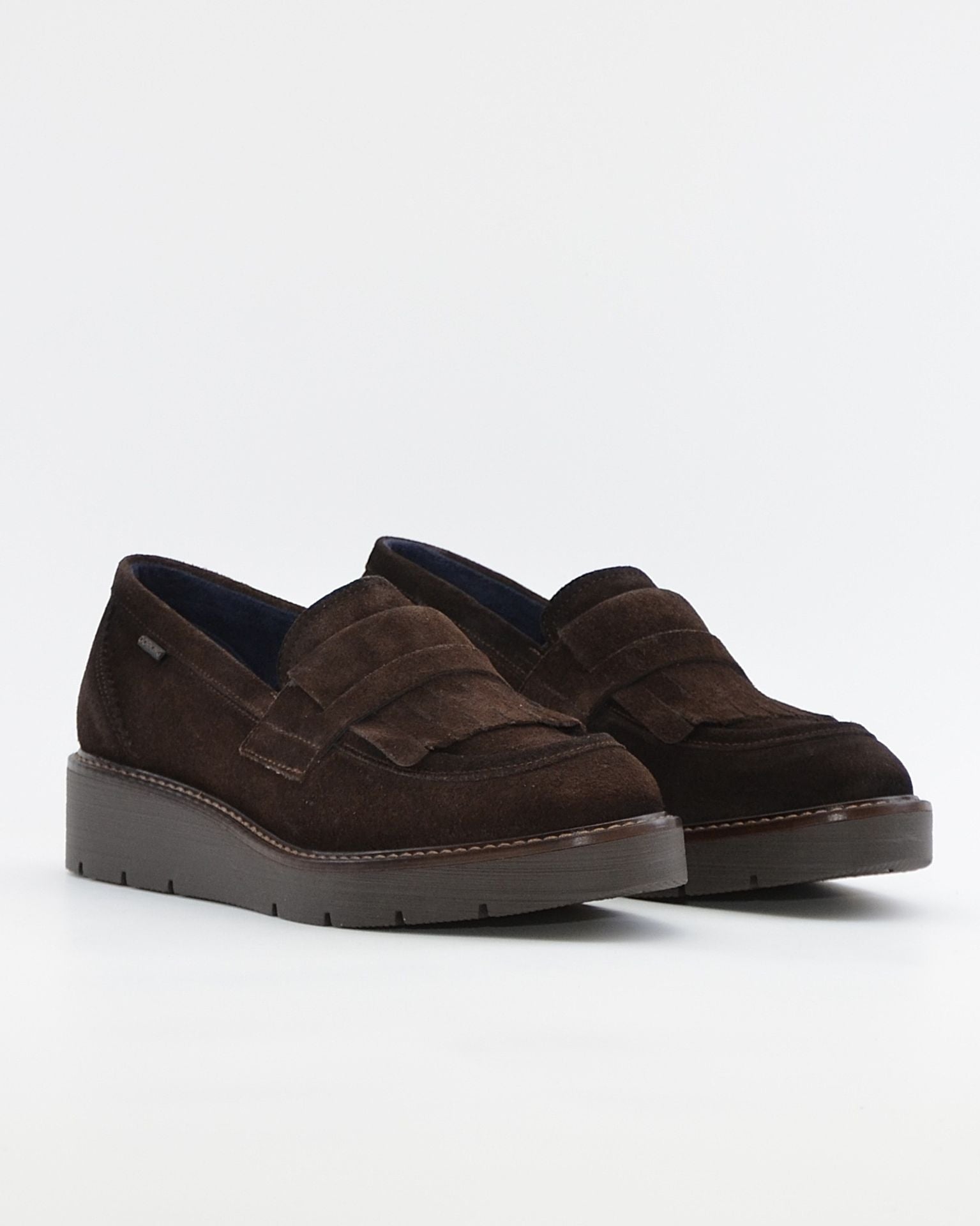 ZAPATO MOCASIN MUJER FLECHOS SERRAJE MARRÓN CHOCOLATE DORKING by FLUCHOS D9782 ÉBANO