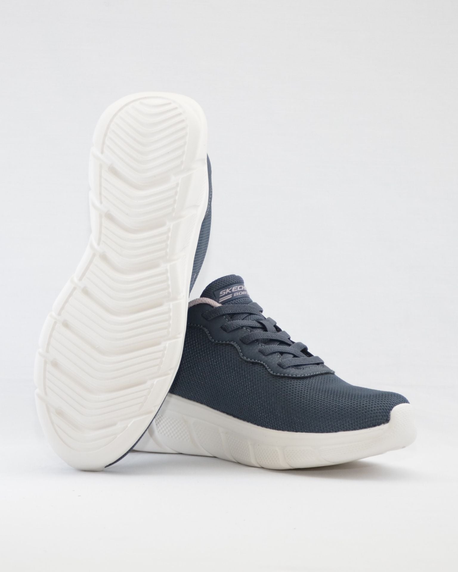 SNEAKERS MUJER SKECHERS 117324 DKNW AZUL CORDON ELÁSTICO SLIP-INS