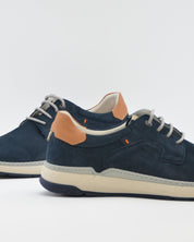 ZAPATO CASUAL HOMBRE FLUCHOS COLOR MARINO CON CORDON JEFF F2212 OCEANO