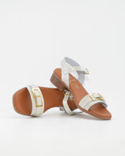 SANDALIA MUJER CHAROL HIELO TACON BAJO PLANTA DE GEL OH MY SANDALS 5993