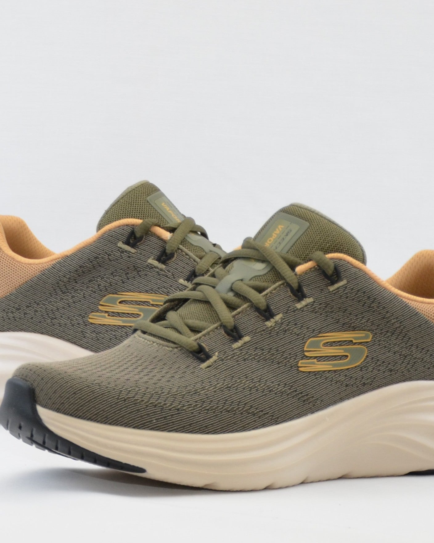 SNEAKERS HOMBRE SKECHERS VERDE 232626 OLV CORDONES