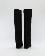 BOTA ALTA MUJER TACON ANCHO EN SERRAJE NEGRO PATRICIA MILLER 6961